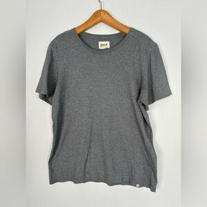 Pact men's gray organic cotton short-sleeve t-shirt Size M